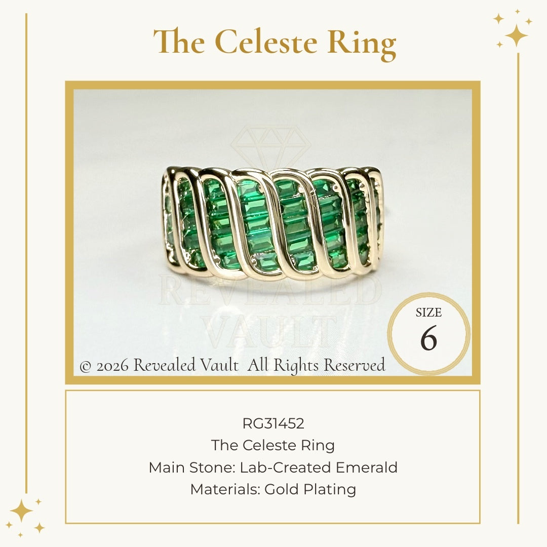 The Celeste Ring - Size 6 - May Birthday 2026