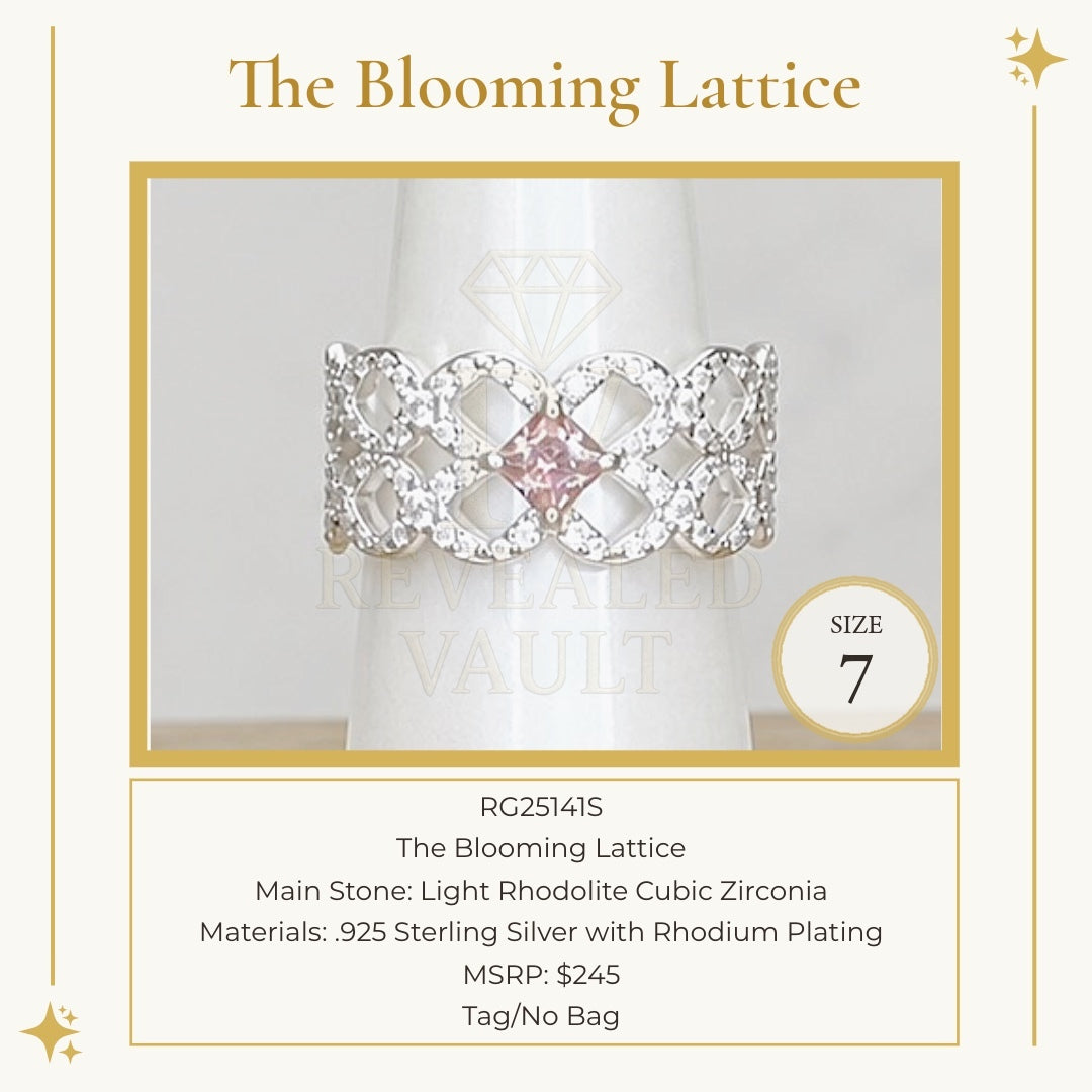 The Blooming Lattice - Size 7 - Sterling Club