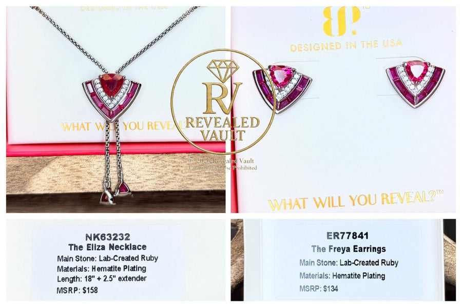 The Eliza Necklace &The Freya Earrings - July Birthday 2026
