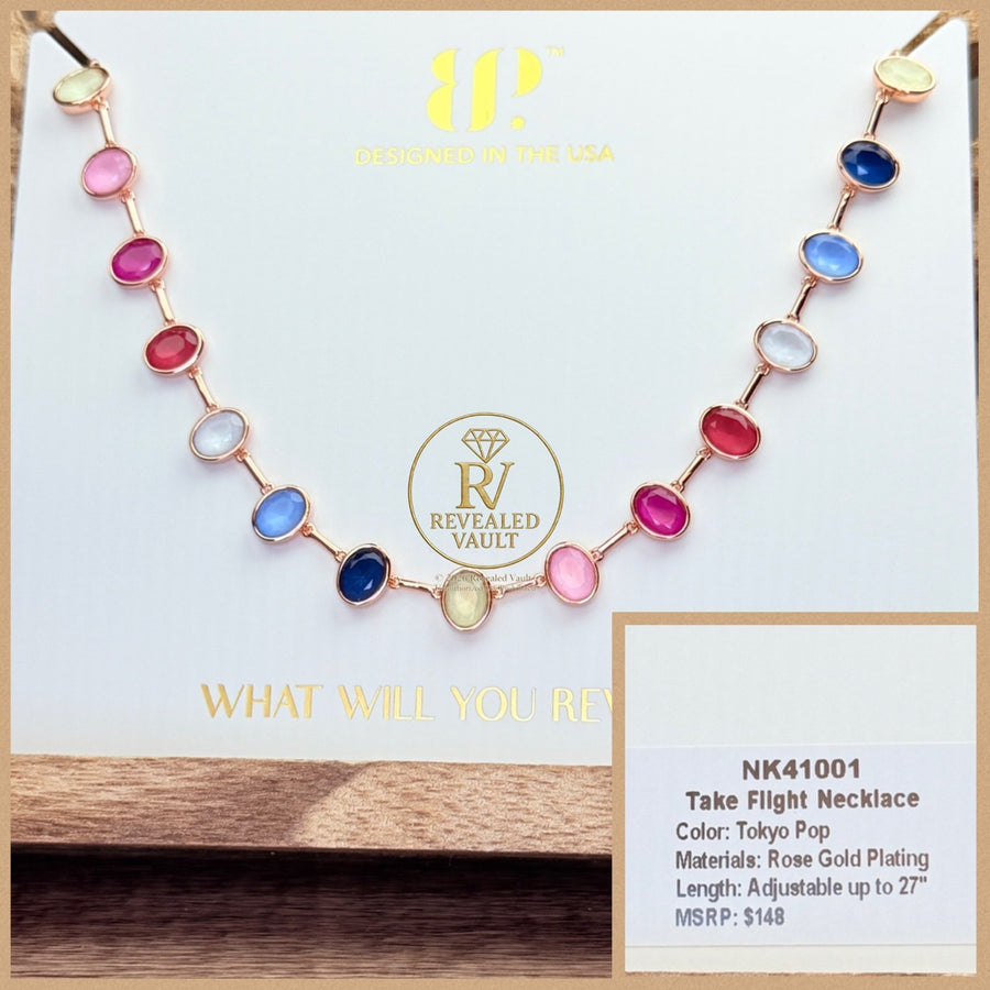 Take Flight Necklace - Tokyo Pop - Jewel Candy Destinations 2026