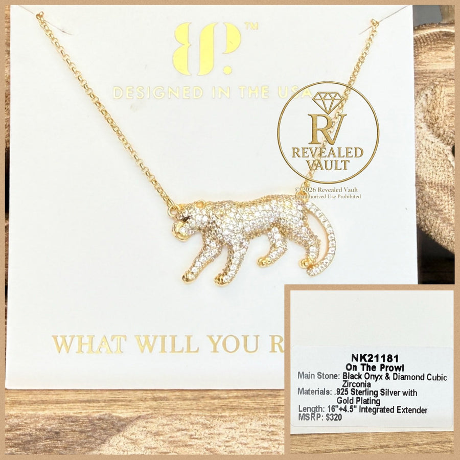 On The Prowl - Sterling Club Vermeil