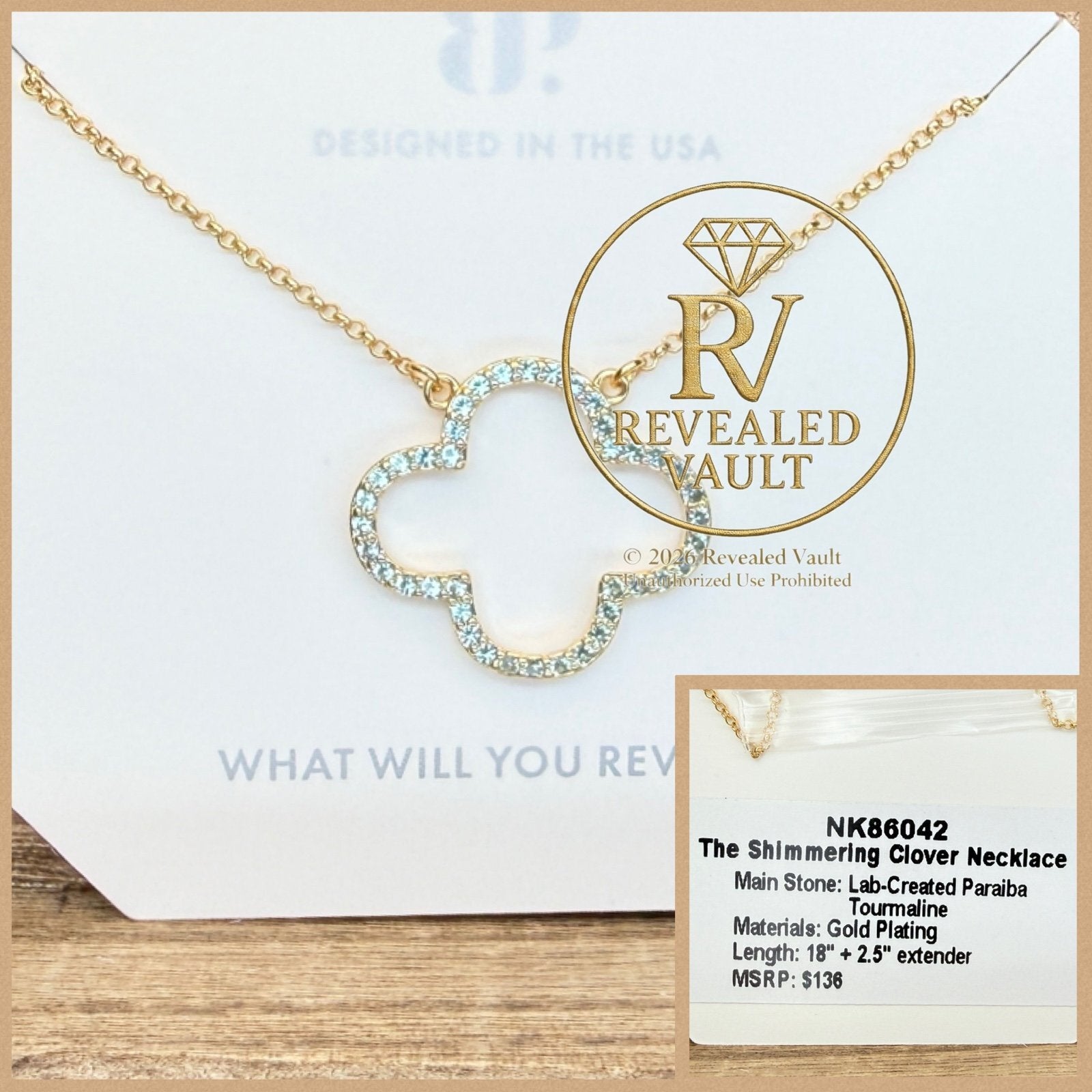 The Shimmering Clover Necklace - OG