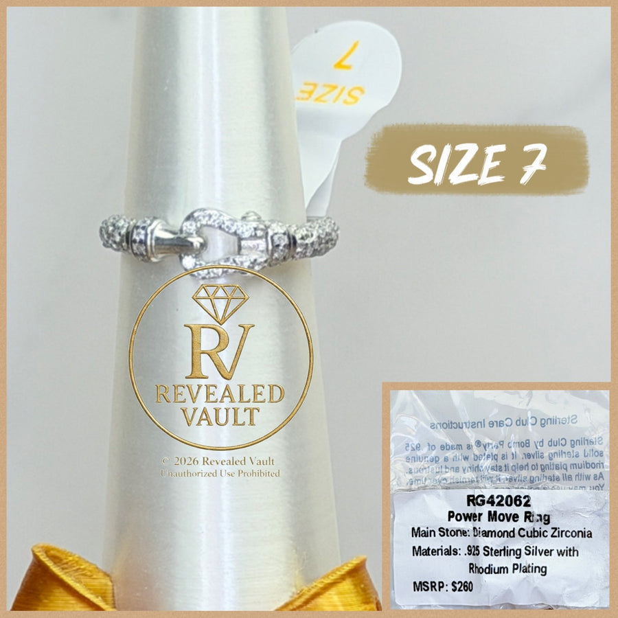 Power Move Ring - Size 7 - Sterling Club