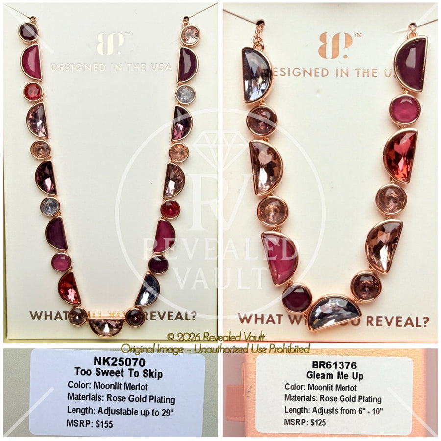 Too Sweet To Skip & Gleam Me Up - Moonlit Merlot - Holiday Jewel Candy