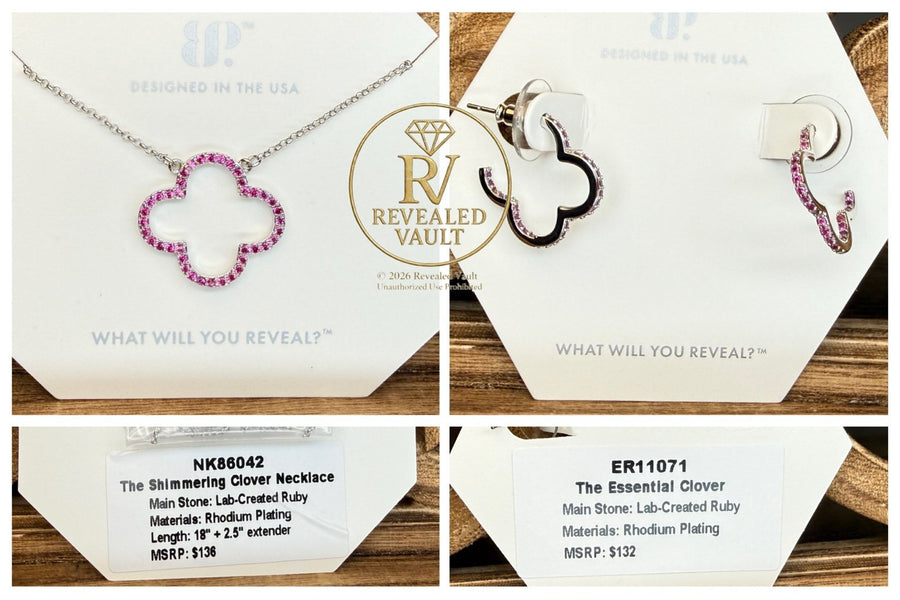The Shimmering Clover Necklace & The Essential Clover - OG