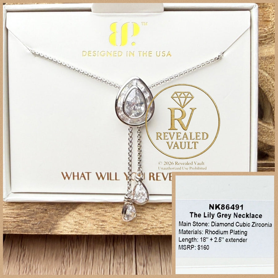 The Lily Grey Necklace - April Birthday 2026