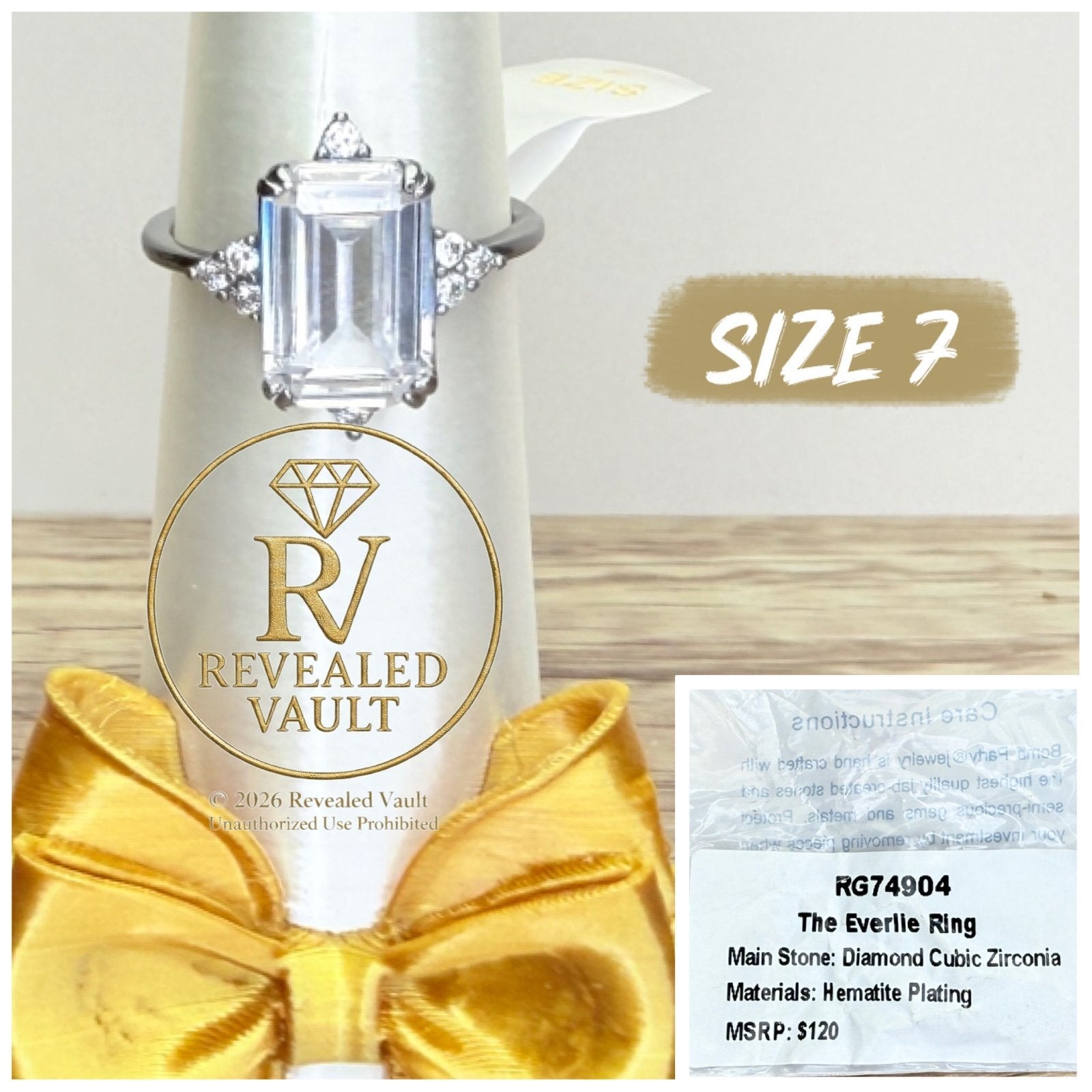 The Everlie Ring  - Size 7 - OG