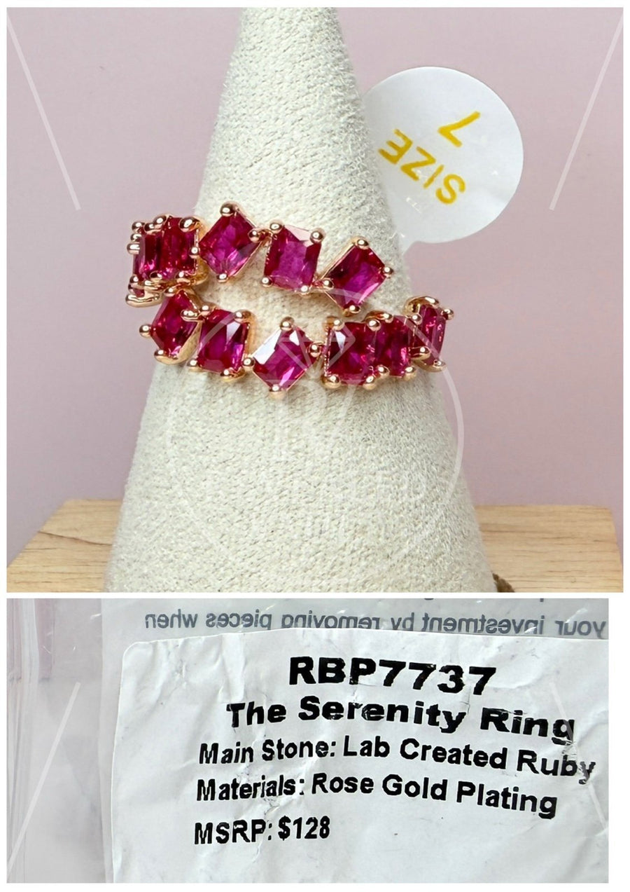 The Serenity Ring - Size 7 - July Birthday