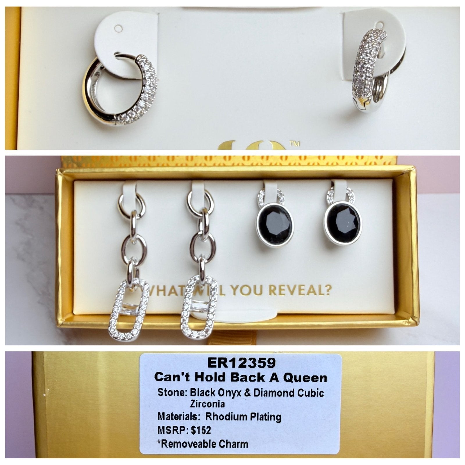 Can't Hold Back A Queen - Charming Hoops