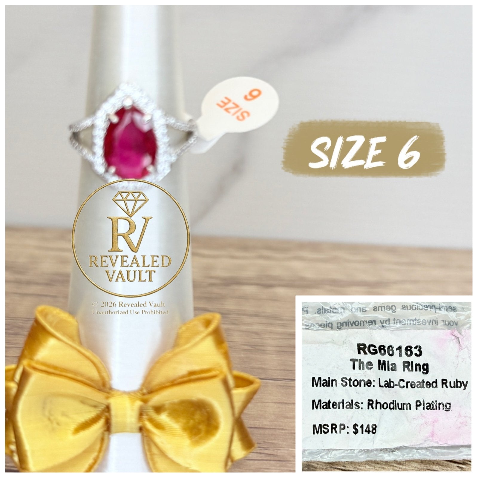 The Mia Ring - Size 6 - July Birthday 2026