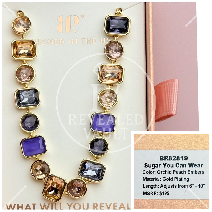 Sugar You Can Wear - Orchid Peach Embers - Holiday Jewel Candy
