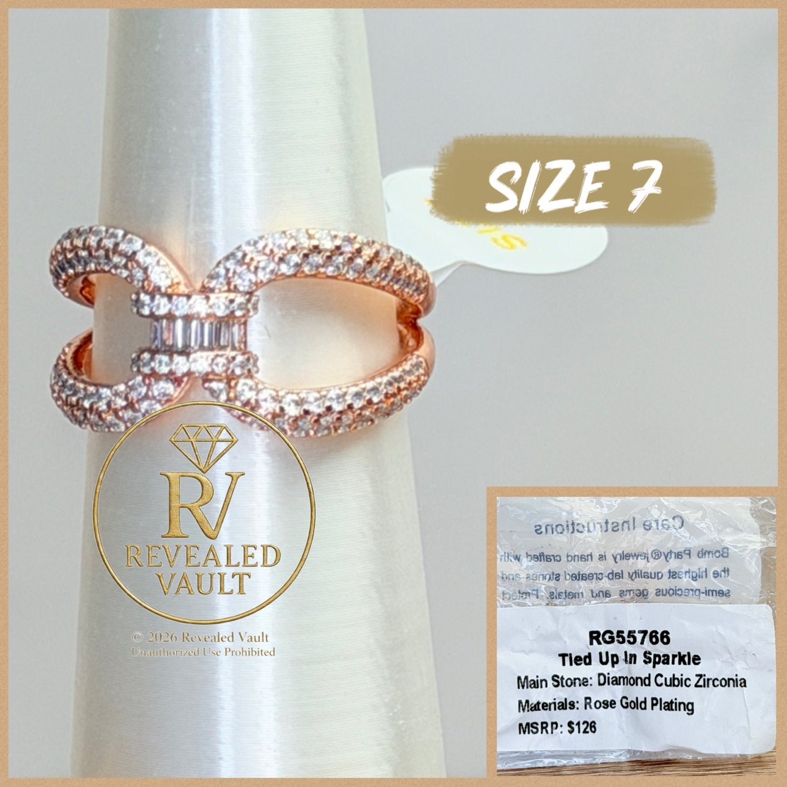 Tied Up In Sparkle - Size 7 - OG