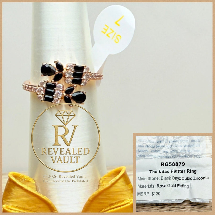 The Lilac Flutter Ring - Size 7 - OG