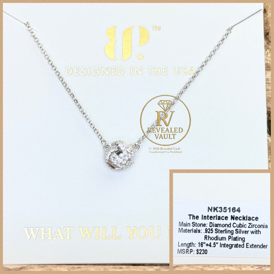 The Interlace Necklace - Sterling Club