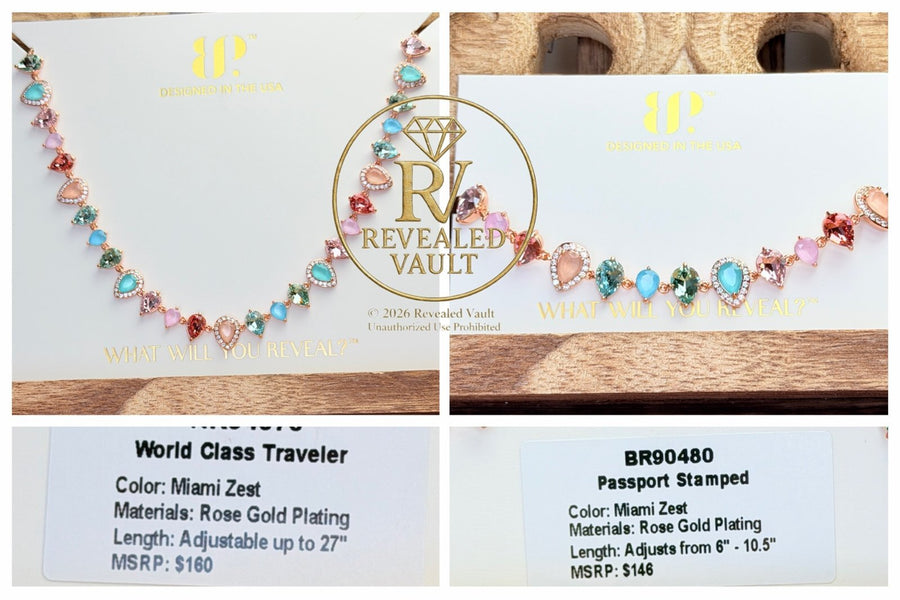 World Class Traveler & Passport Stamped - Miami - Jewel Candy Destinations 2026
