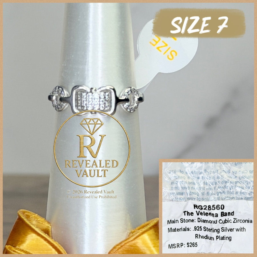 The Veleena Band - Size 7 - Sterling Club