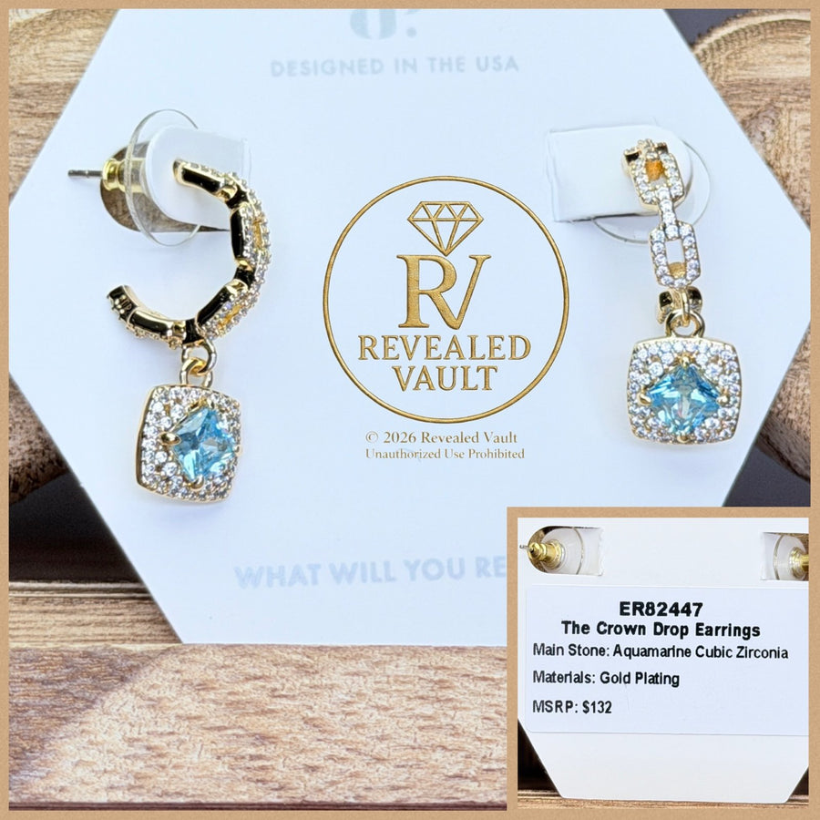 The Crown Drop Earrings - OG
