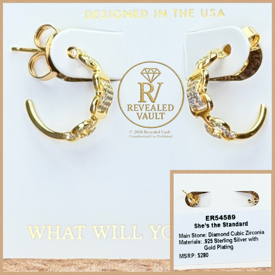 She's The Standard - Sterling Club Vermeil