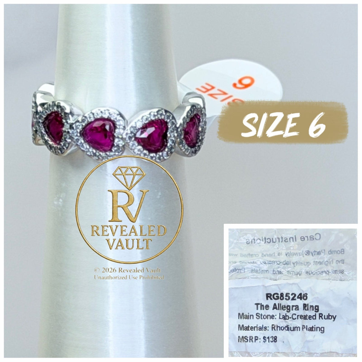 The Allegra Ring - Size 6 - July Birthday 2026