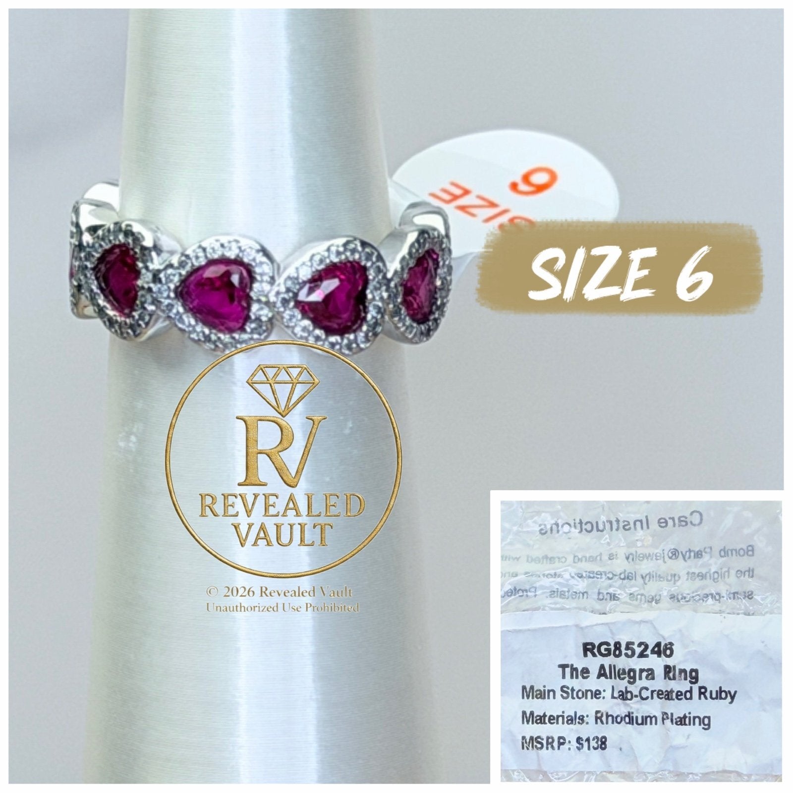 The Allegra Ring - Size 6 - July Birthday 2026