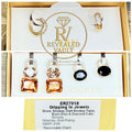 Dripping In Jewels - Charming Hoops