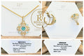 The Rose Empress Necklace & Heirloom Hoops - OG