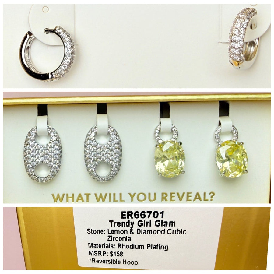 Trendy Girl Glam - Charming Hoops