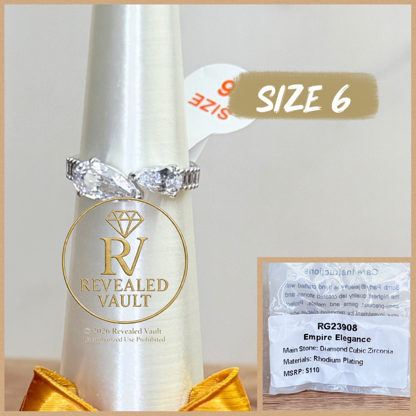 Empire Elegance - Size 6 - OG