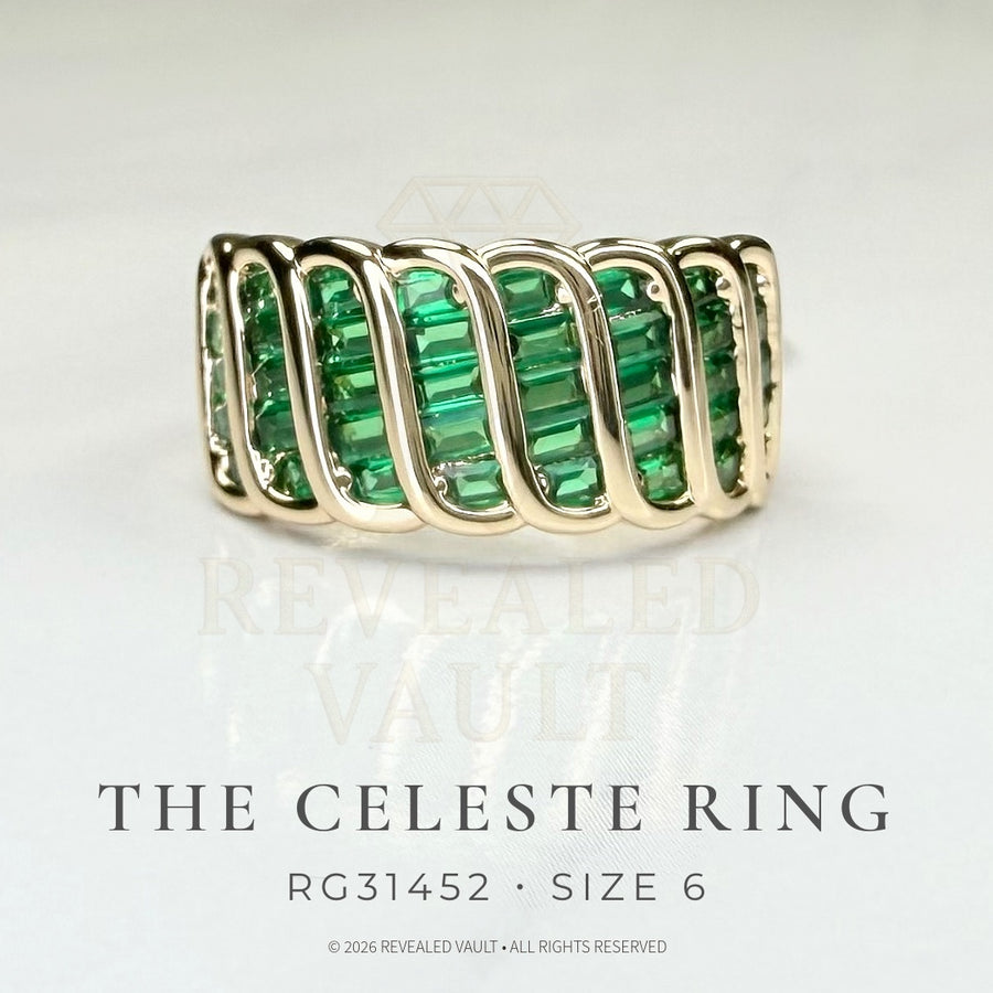 The Celeste Ring - Size 6 - May Birthday 2026
