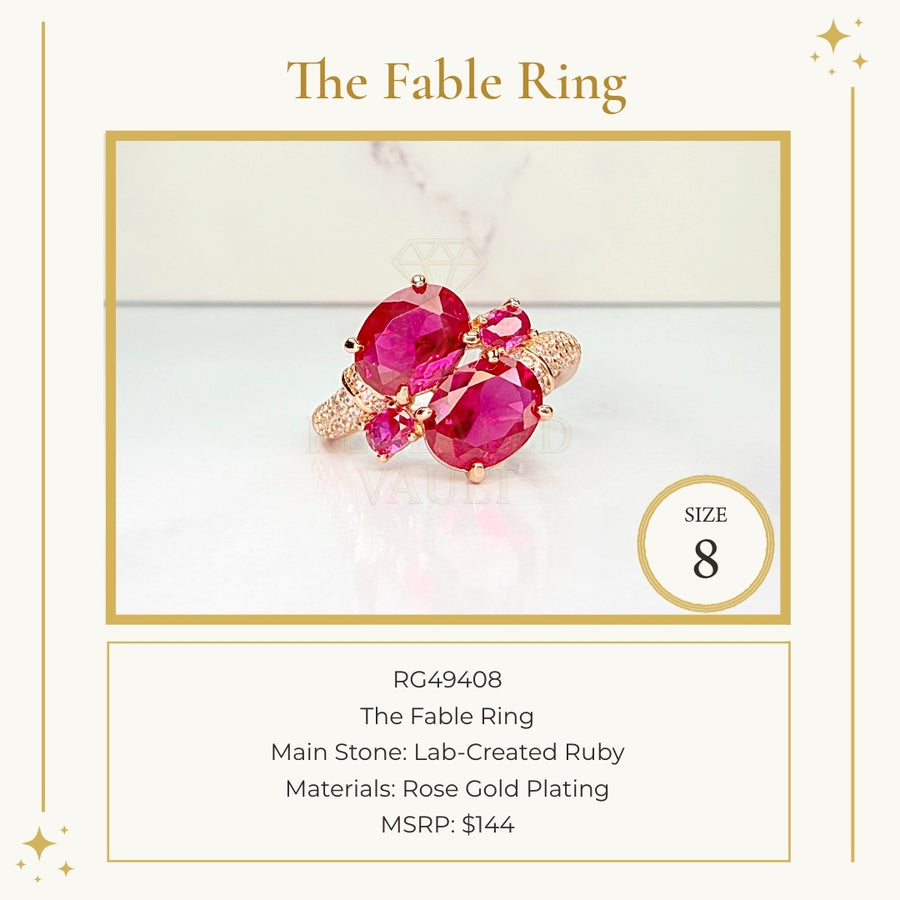 The Fable Ring - Size 8 - July Birthday 2026