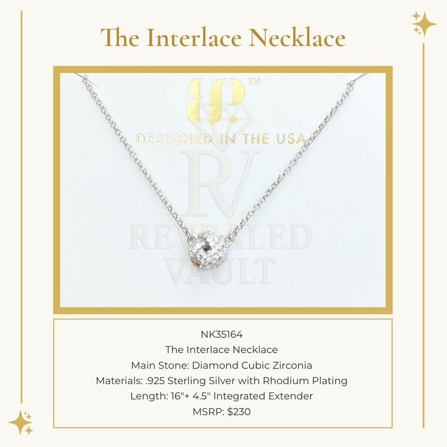 The Interlace Necklace - Sterling Club