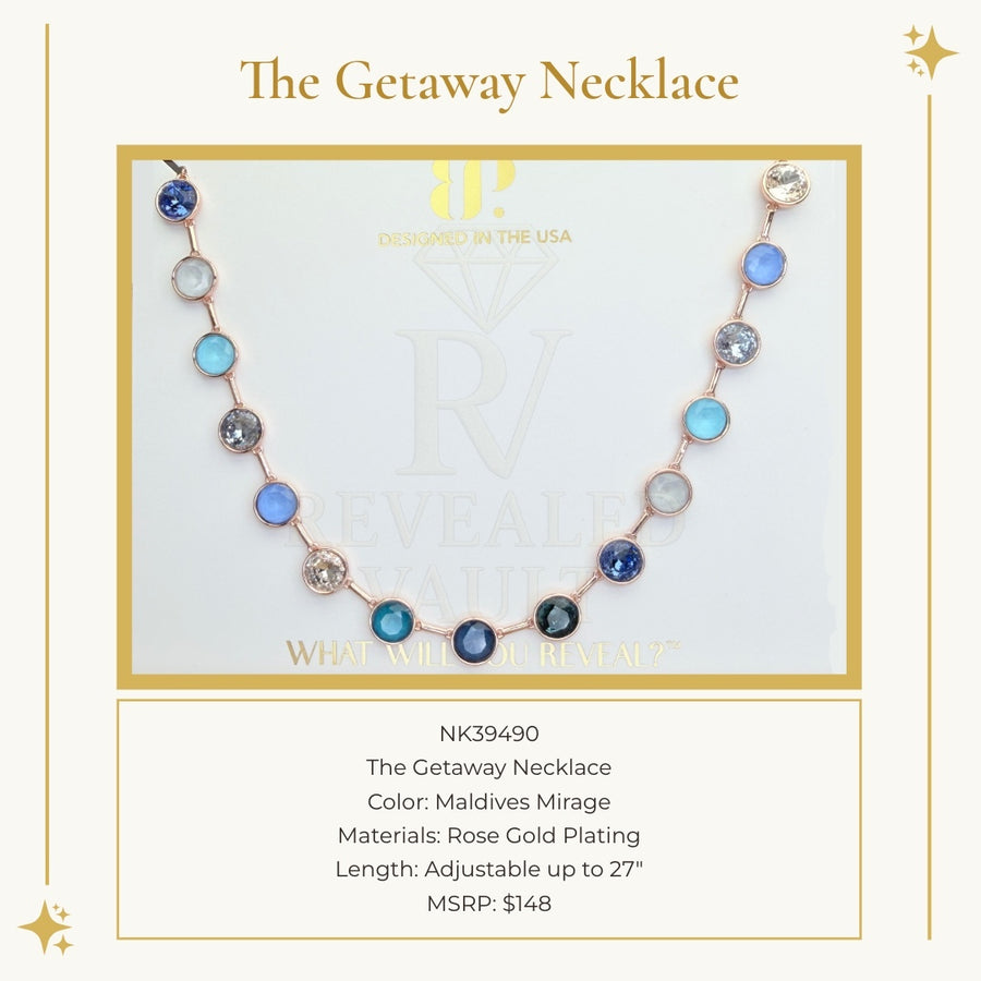 The Getaway Necklace - Maldives Mirage - Jewel Candy Destinations 2026