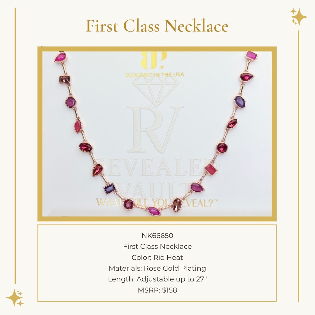 First Class Necklace - Rio Heat - Jewel Candy Destinations 2026