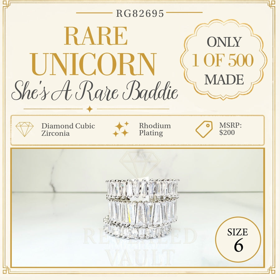 She's A Rare Baddie Rare Unicorn - Size 6 - April Birthday 2026