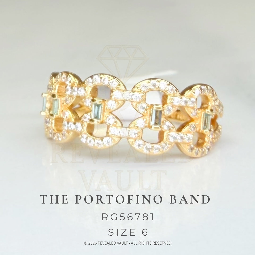 The Portofino Band - Size 6 - Sterling Club The Gold Edit
