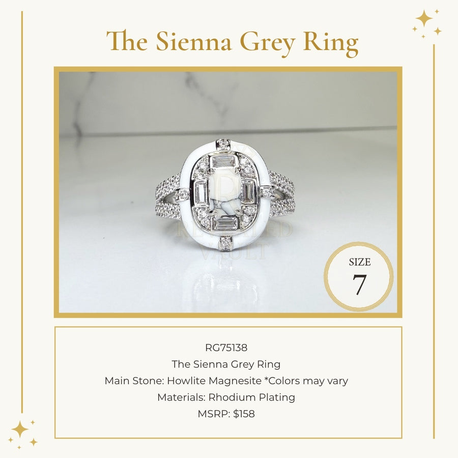 The Sienna Grey Ring - Size 7 - OG