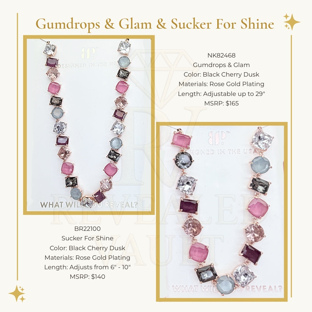 Gumdrops & Glam and Sucker For Shine - Black Cherry Dusk - Holiday Jewel Candy