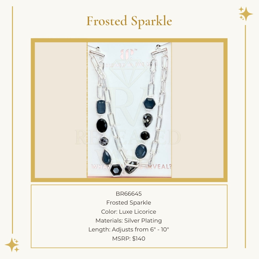Frosted Sparkle - Luxe Licorice - Holiday Jewel Candy