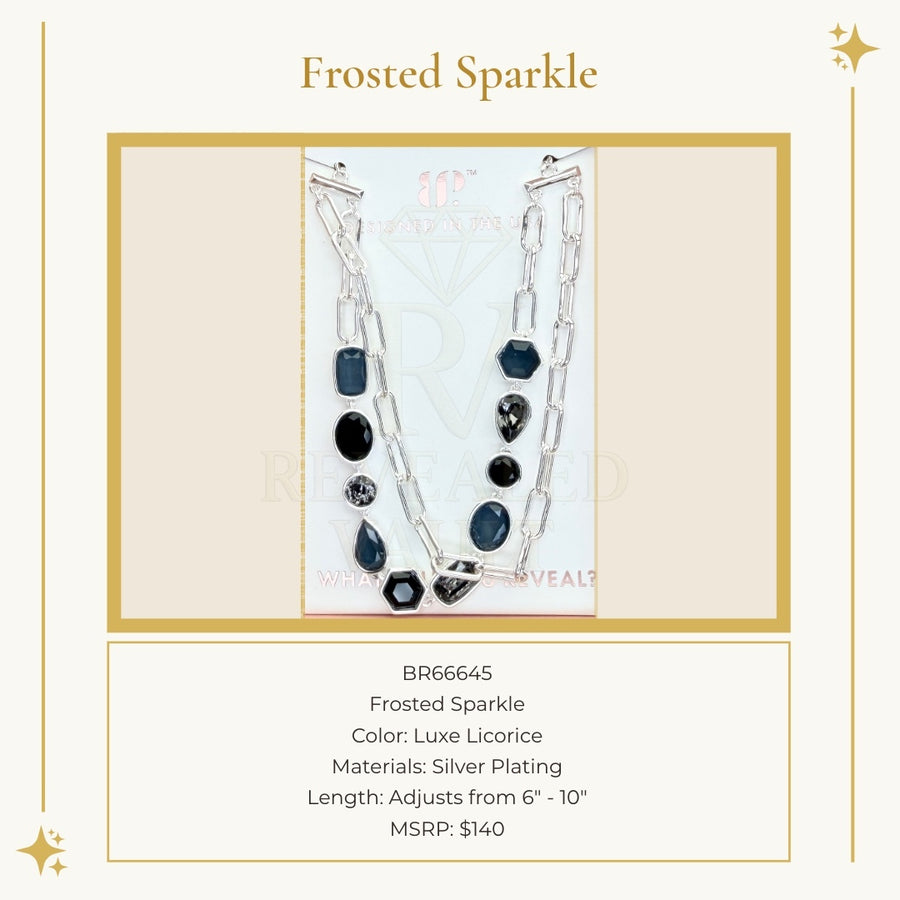 Frosted Sparkle - Luxe Licorice - Holiday Jewel Candy
