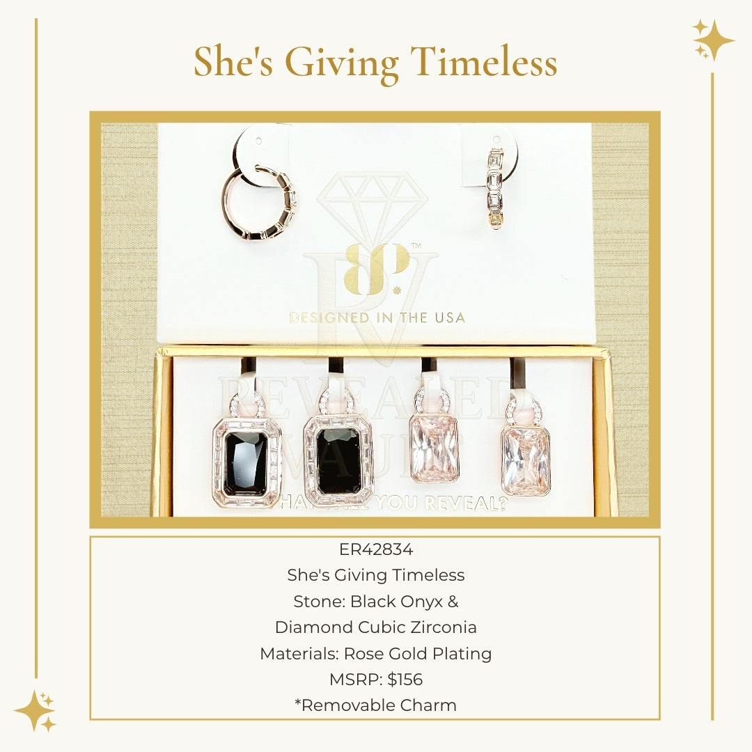 She's Giving Timeless - Charming Hoops
