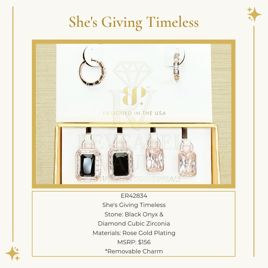 She's Giving Timeless - Charming Hoops