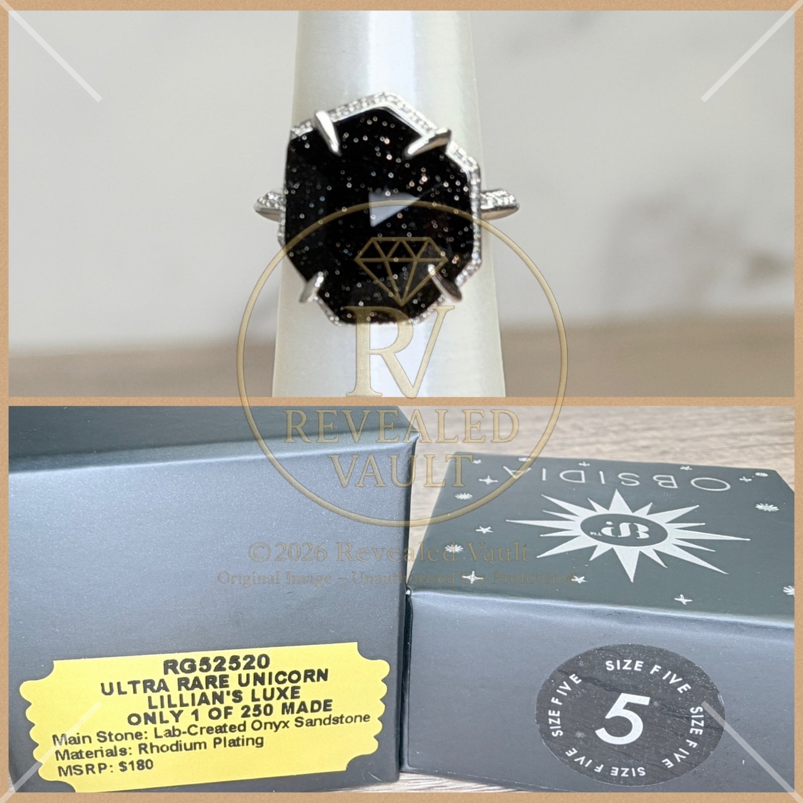 Lillian's Luxe - Size 5 - Obsidia