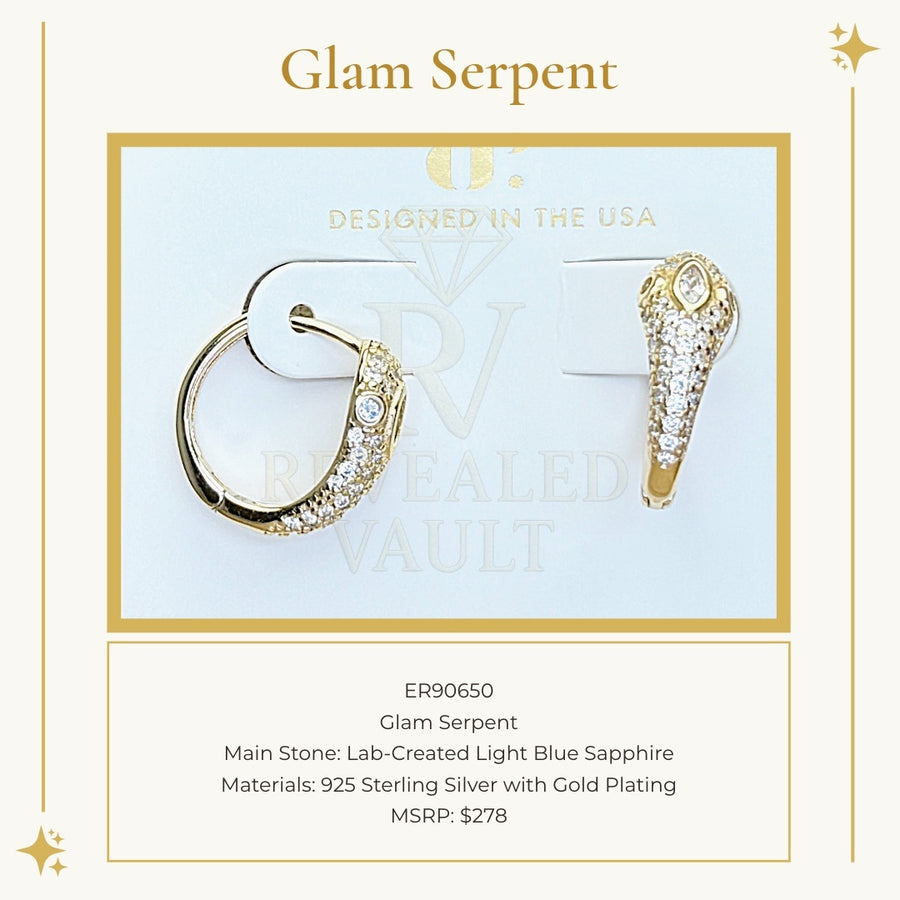 Glam Serpent - Sterling Club Vermeil