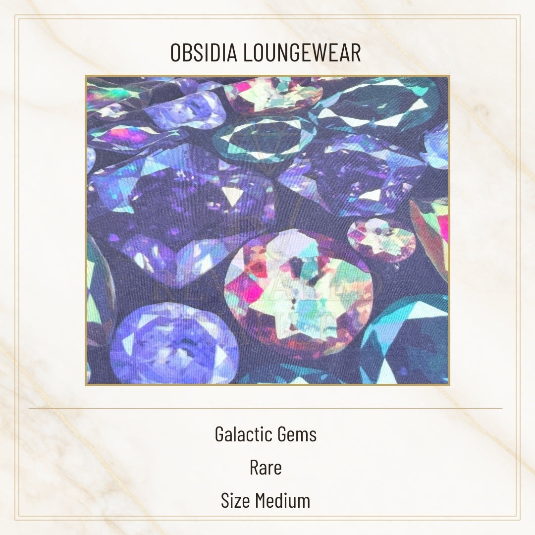 Galactic Gems Rare - Obsidia Loungewear Size Medium