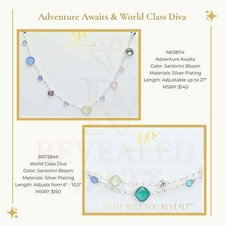 Adventure Awaits & World Class Diva - Santorini - Jewel Candy Destinations 2026