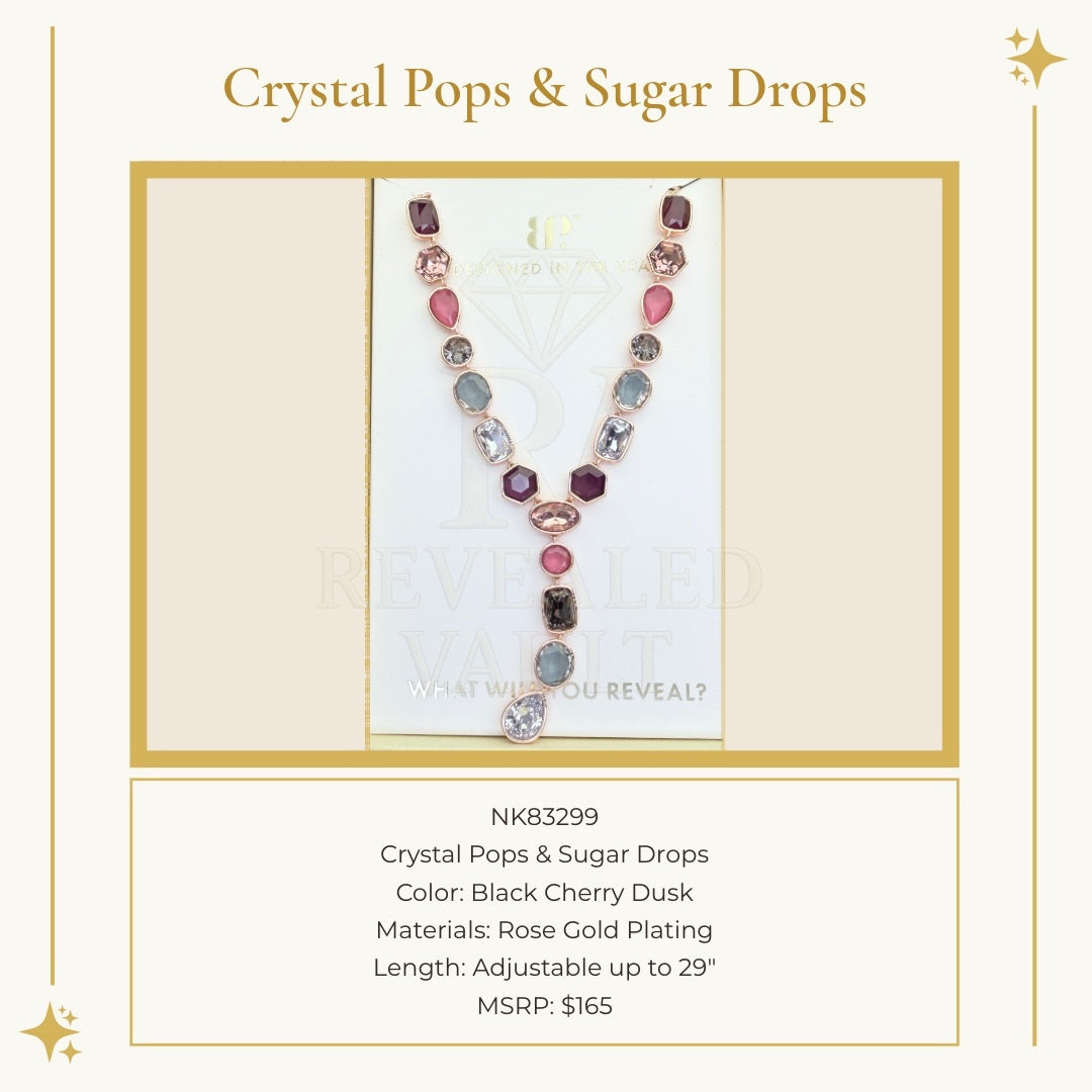 Crystal Pops & Sugar Drops - Black Cherry Dusk - Holiday Jewel Candy