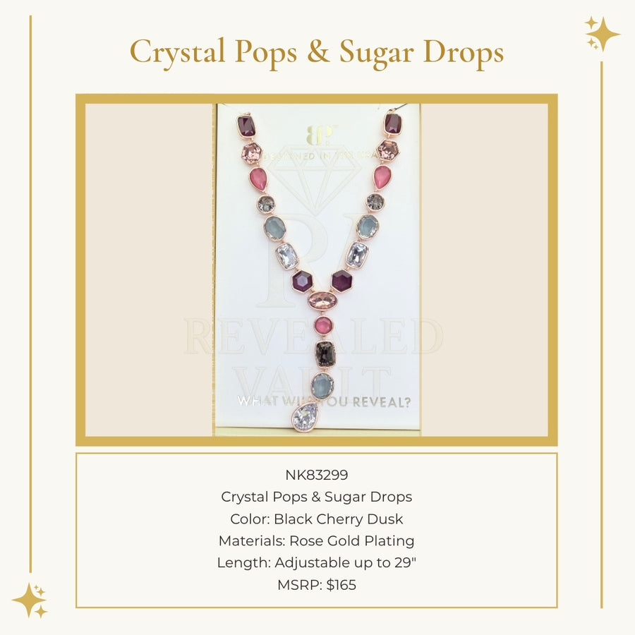 Crystal Pops & Sugar Drops - Black Cherry Dusk - Holiday Jewel Candy