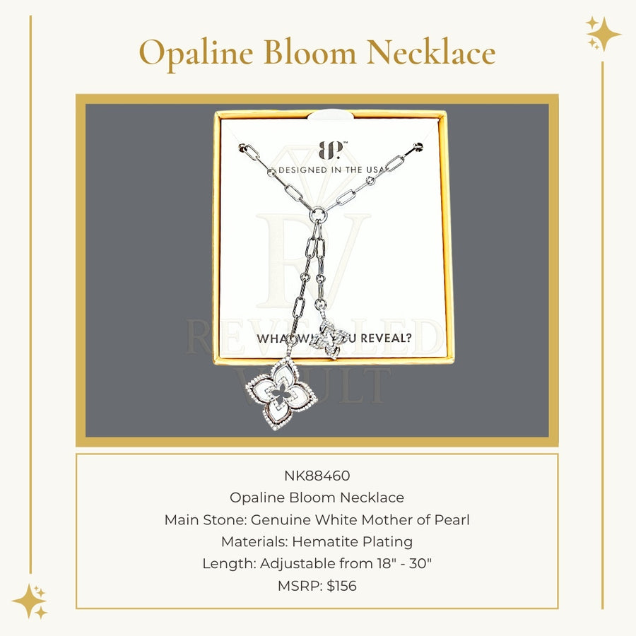 Opaline Bloom Necklace - Gem Society Spring 2026