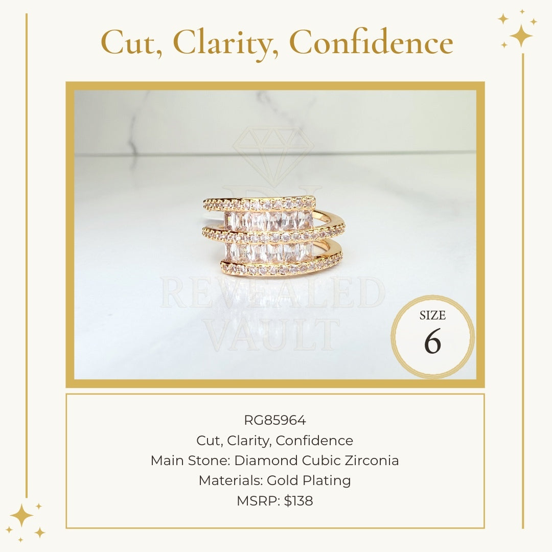 Cut, Clarity, Confidence - Size 6 - OG