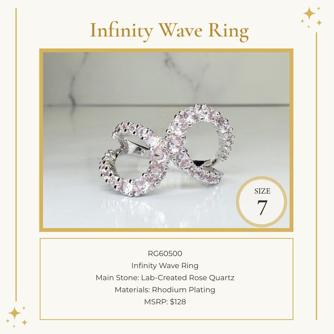 Infinity Wave Ring - Size 7 - OG